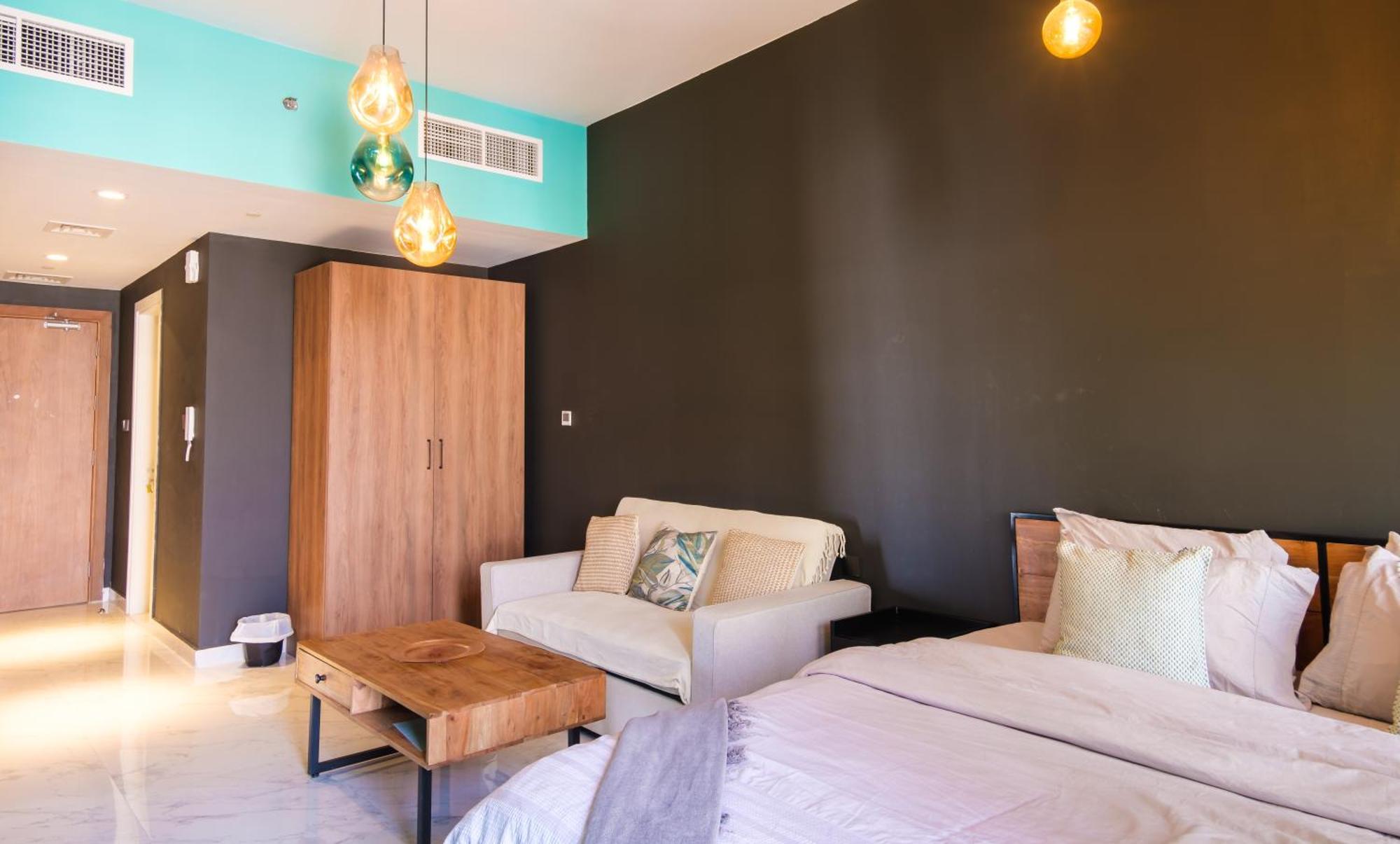 Industrial Chic Retreat Apartman Al Qurayyah Kültér fotó