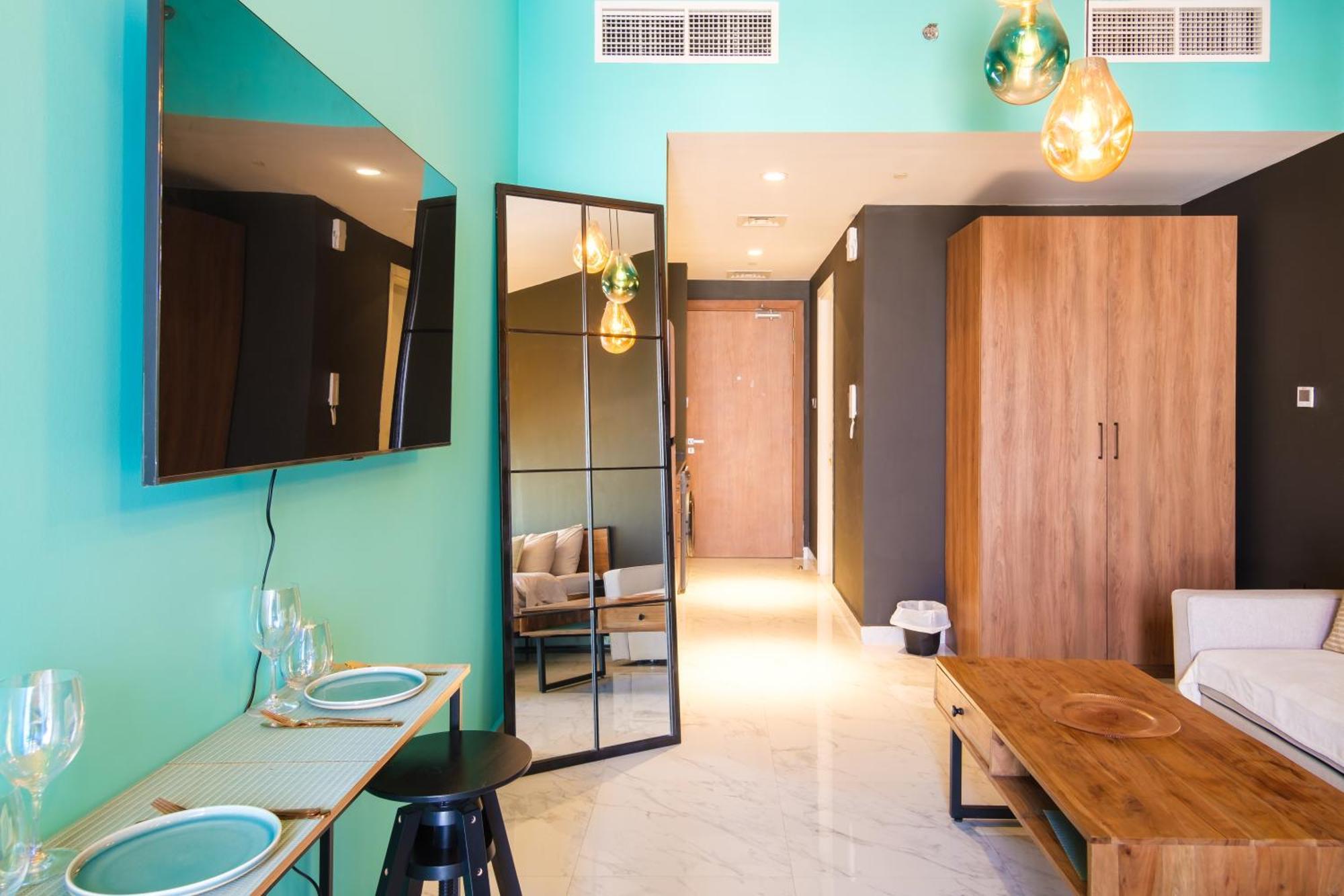 Industrial Chic Retreat Apartman Al Qurayyah Kültér fotó